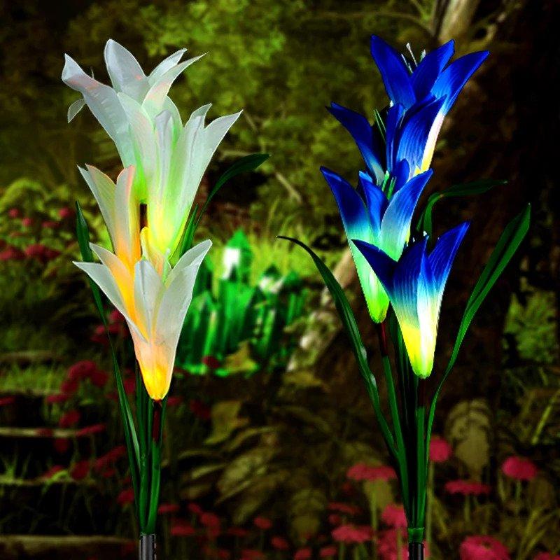 Lumière décorative solaire fleur de jardin – Image 2