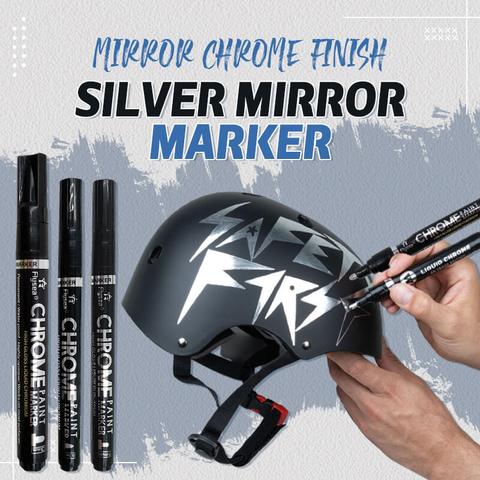 Marqueur miroir argent chrome – Image 4
