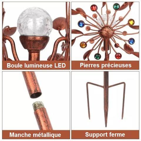 Carillon en verre à énergie solaire – Image 3