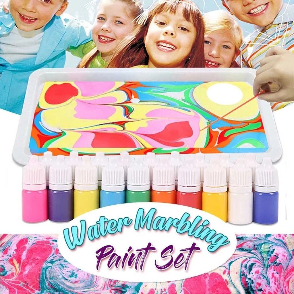 Kit d'art de peinture marbrée à l'eau – Image 8