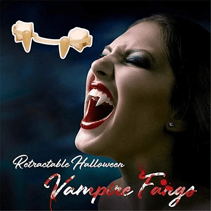 Crocs de vampire d'halloween rétractables – Image 4