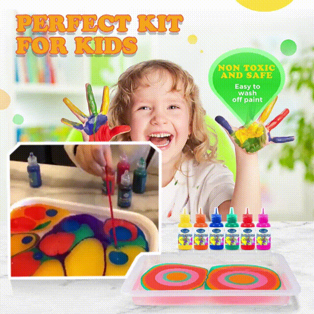 Kit d'art de peinture marbrée à l'eau – Image 12