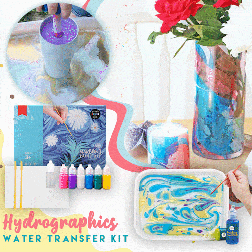Kit d'art de peinture marbrée à l'eau – Image 11