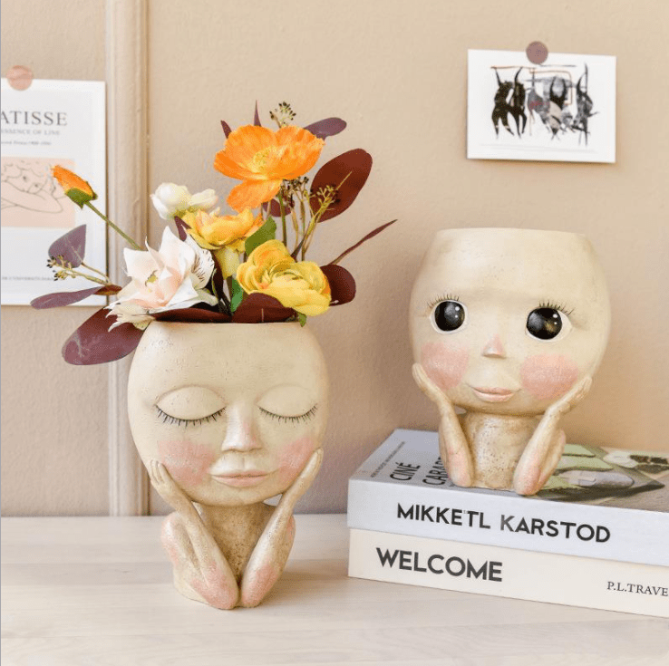 Pot de fleur visage – Image 3