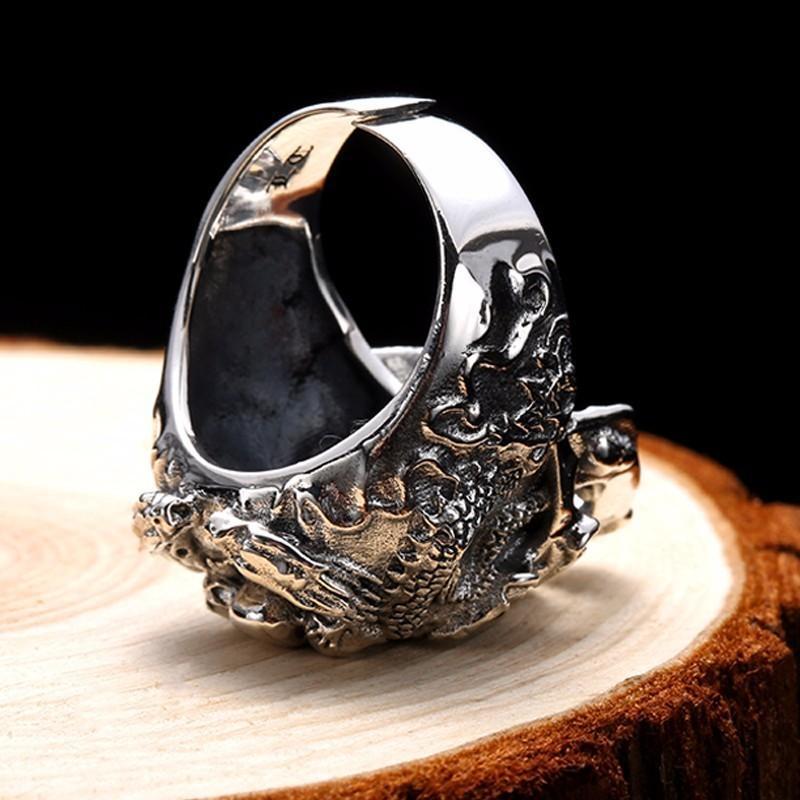 Bague crâne argentée – Image 7