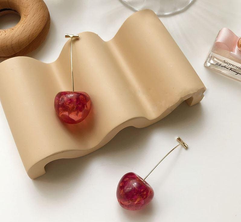 Boucles d'oreilles cerises 3d – Image 2