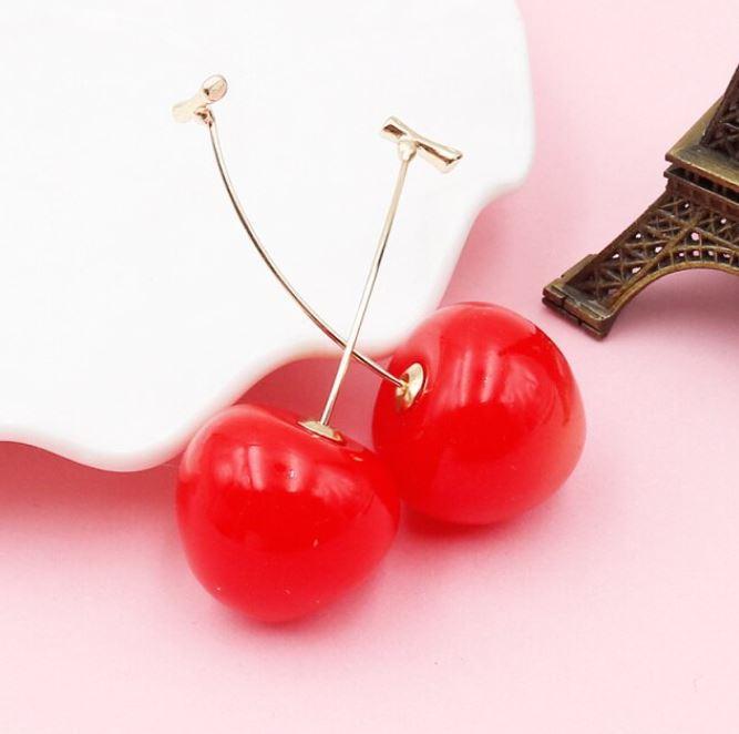 Boucles d'oreilles cerises 3d – Image 9