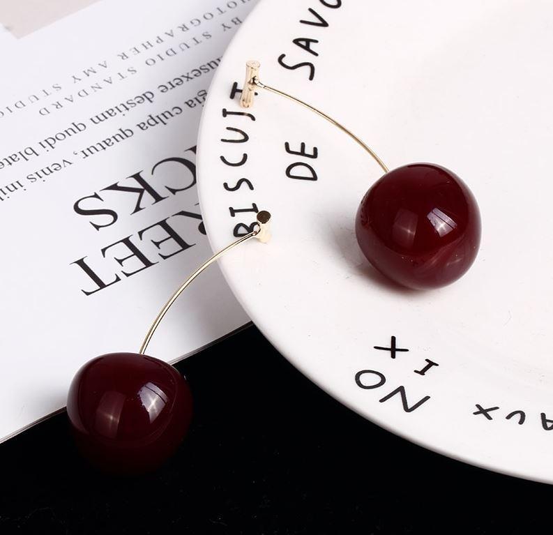 Boucles d'oreilles cerises 3d – Image 8