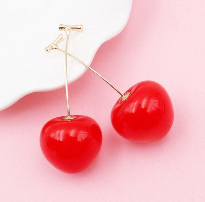 Boucles d'oreilles cerises 3d – Image 7