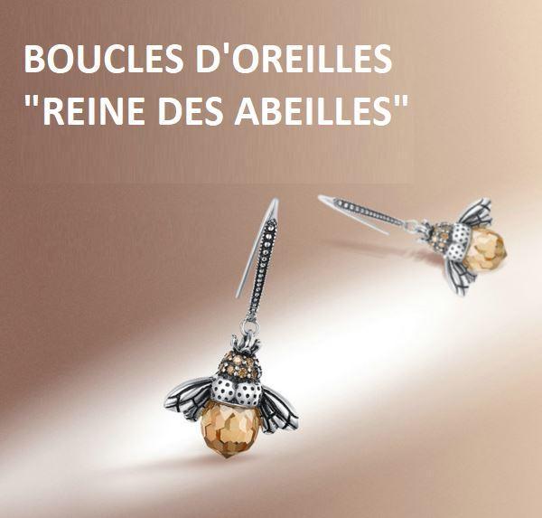 Boucles d'oreilles "reine des abeilles" – Image 4