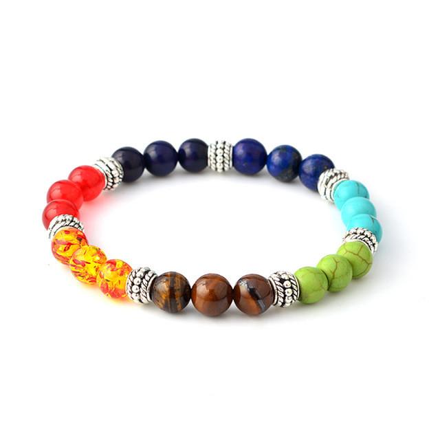Bracelet chakra pierres naturelles énergie, guérison et équilibre – Image 2