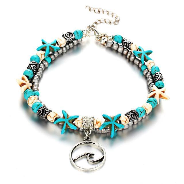 Bracelet de cheville style bohémien