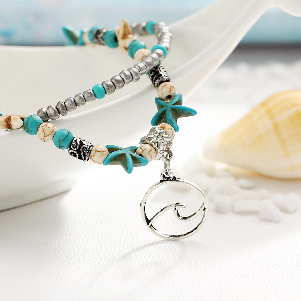 Bracelet de cheville style bohémien – Image 7
