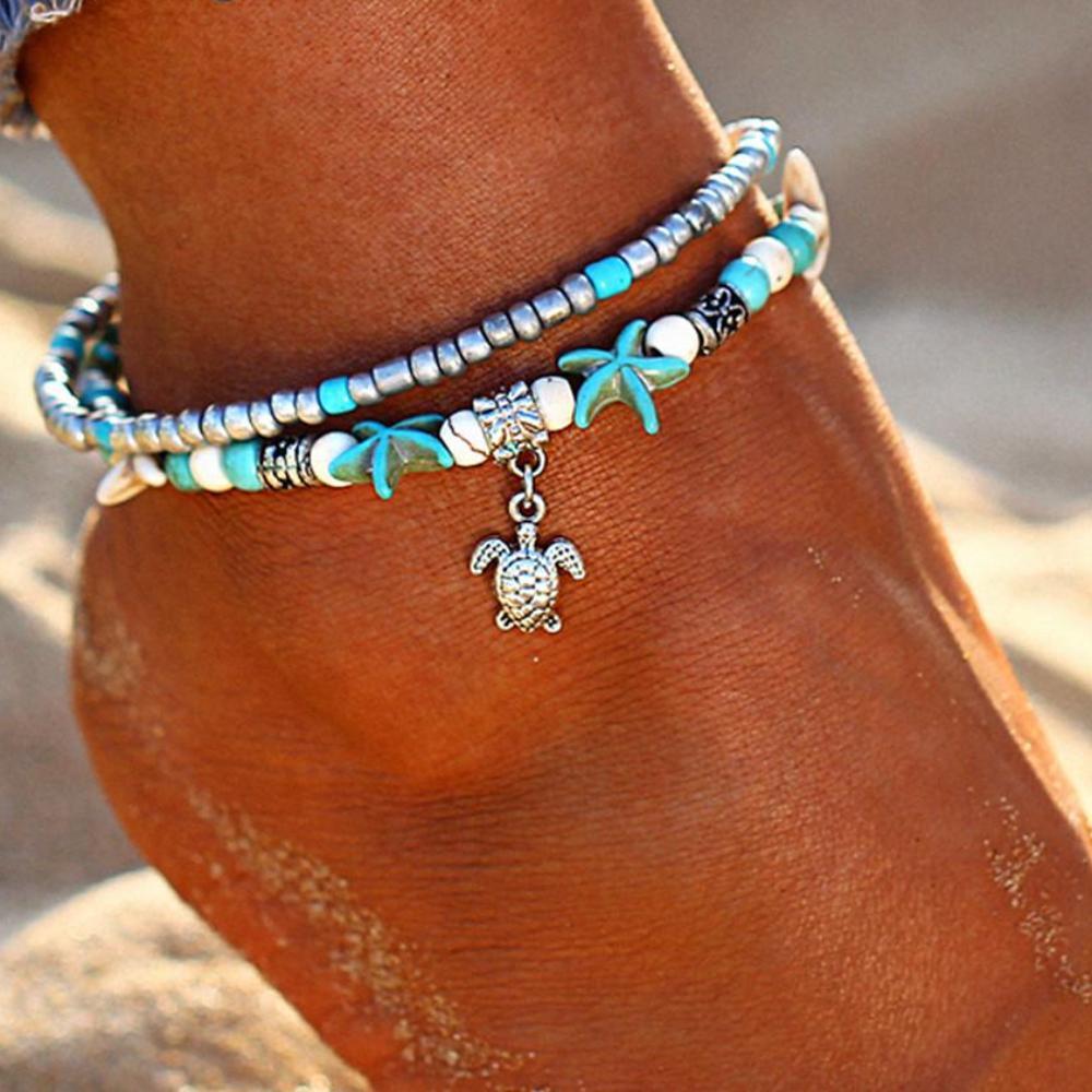 Bracelet de cheville style bohémien – Image 3