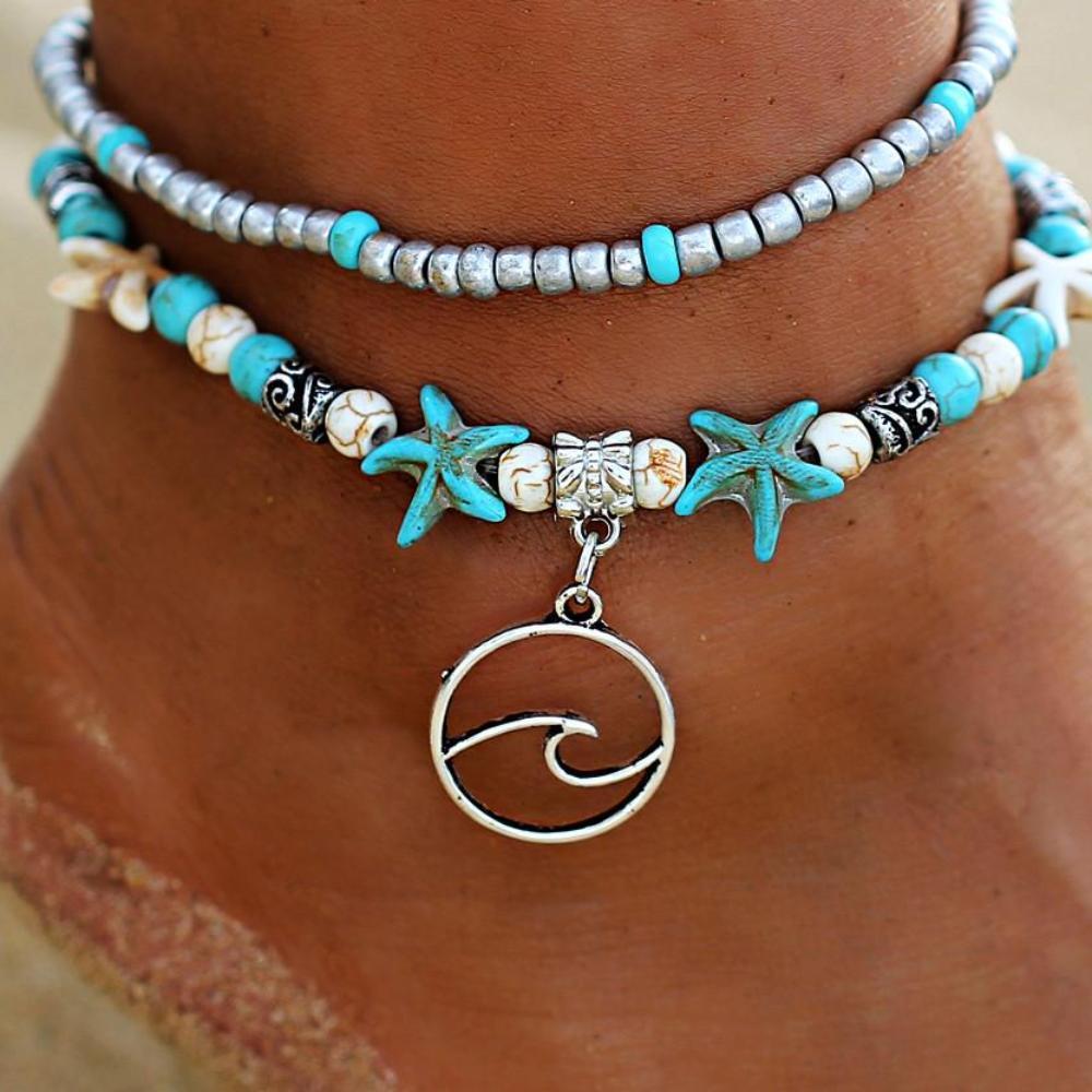Bracelet de cheville style bohémien – Image 2