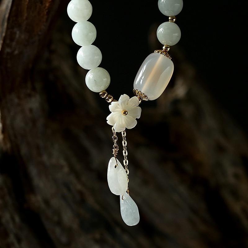Bracelet de sérénité en jade blanc – Image 4