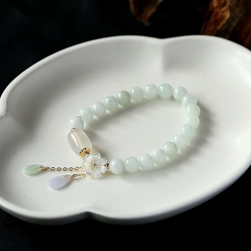 Bracelet de sérénité en jade blanc – Image 5