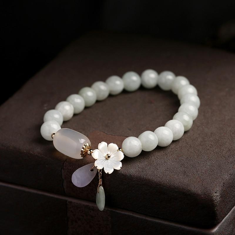 Bracelet de sérénité en jade blanc – Image 6