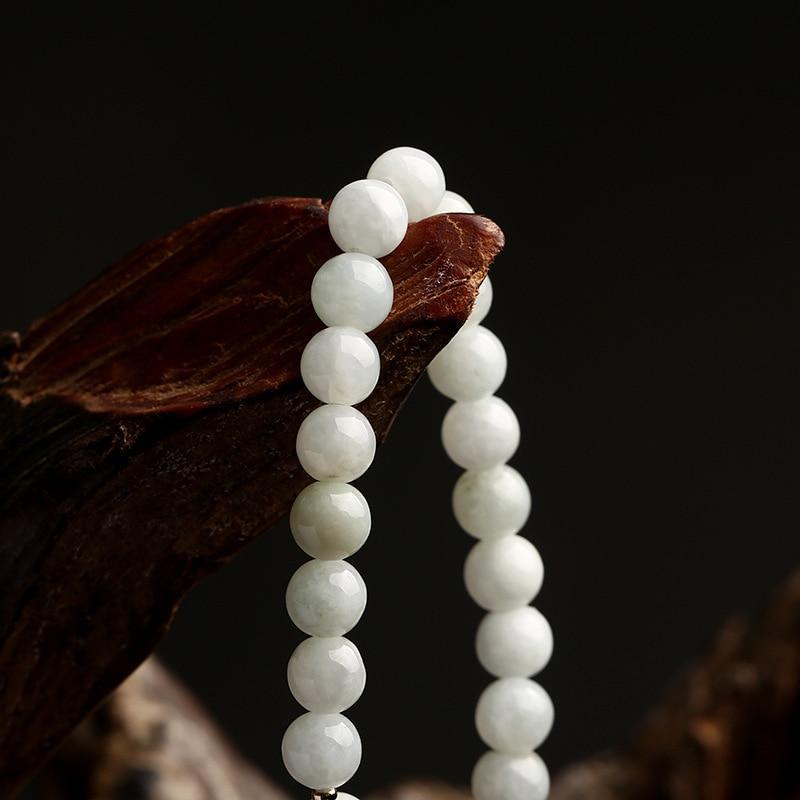 Bracelet de sérénité en jade blanc – Image 3