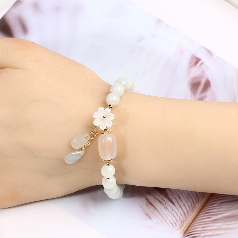 Bracelet de sérénité en jade blanc – Image 8