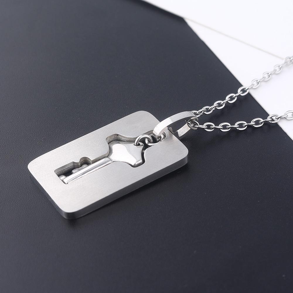 Bracelet serrure coeur avec collier clé – Image 8