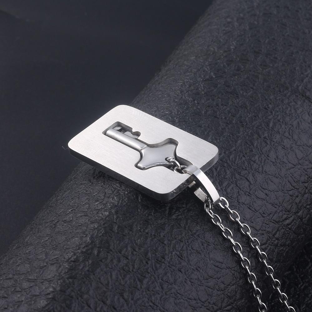 Bracelet serrure coeur avec collier clé – Image 9