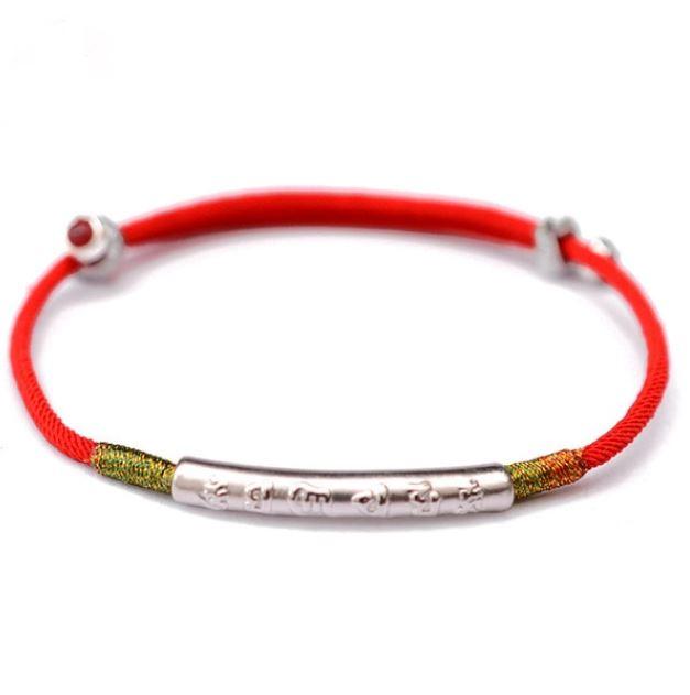 Bracelet tibétain porte-bonheur - fait à la main