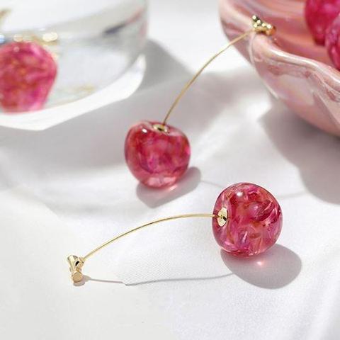Boucles d'oreilles cerises 3d – Image 12