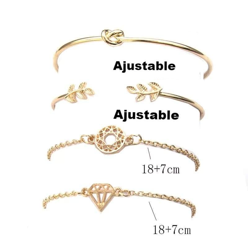 Ensemble de bracelets tendances (lot de 4) – Image 9