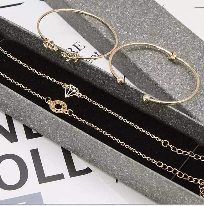 Ensemble de bracelets tendances (lot de 4) – Image 5