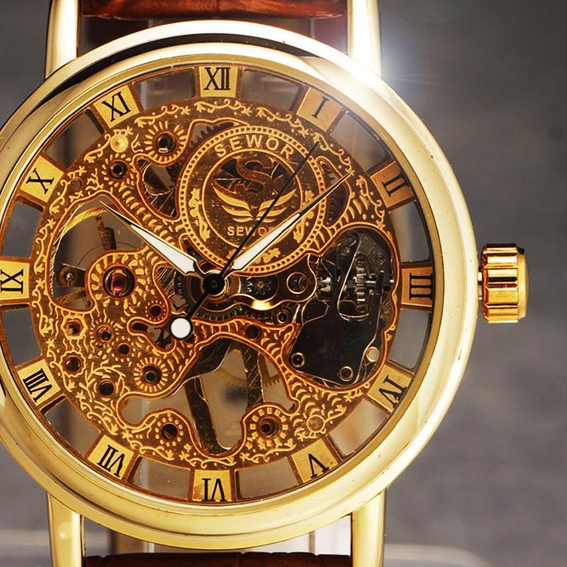 Montre squelette mécanique de luxe – Image 2