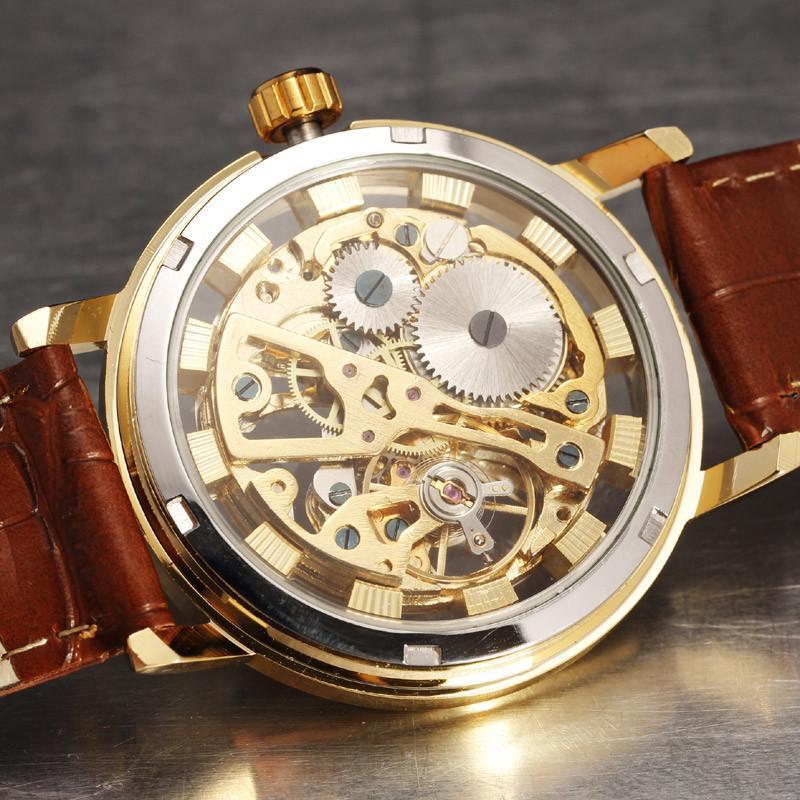 Montre squelette mécanique de luxe – Image 6