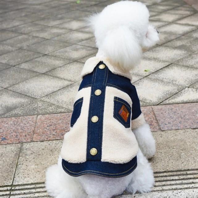 Veste en jeans pour chien – Image 7
