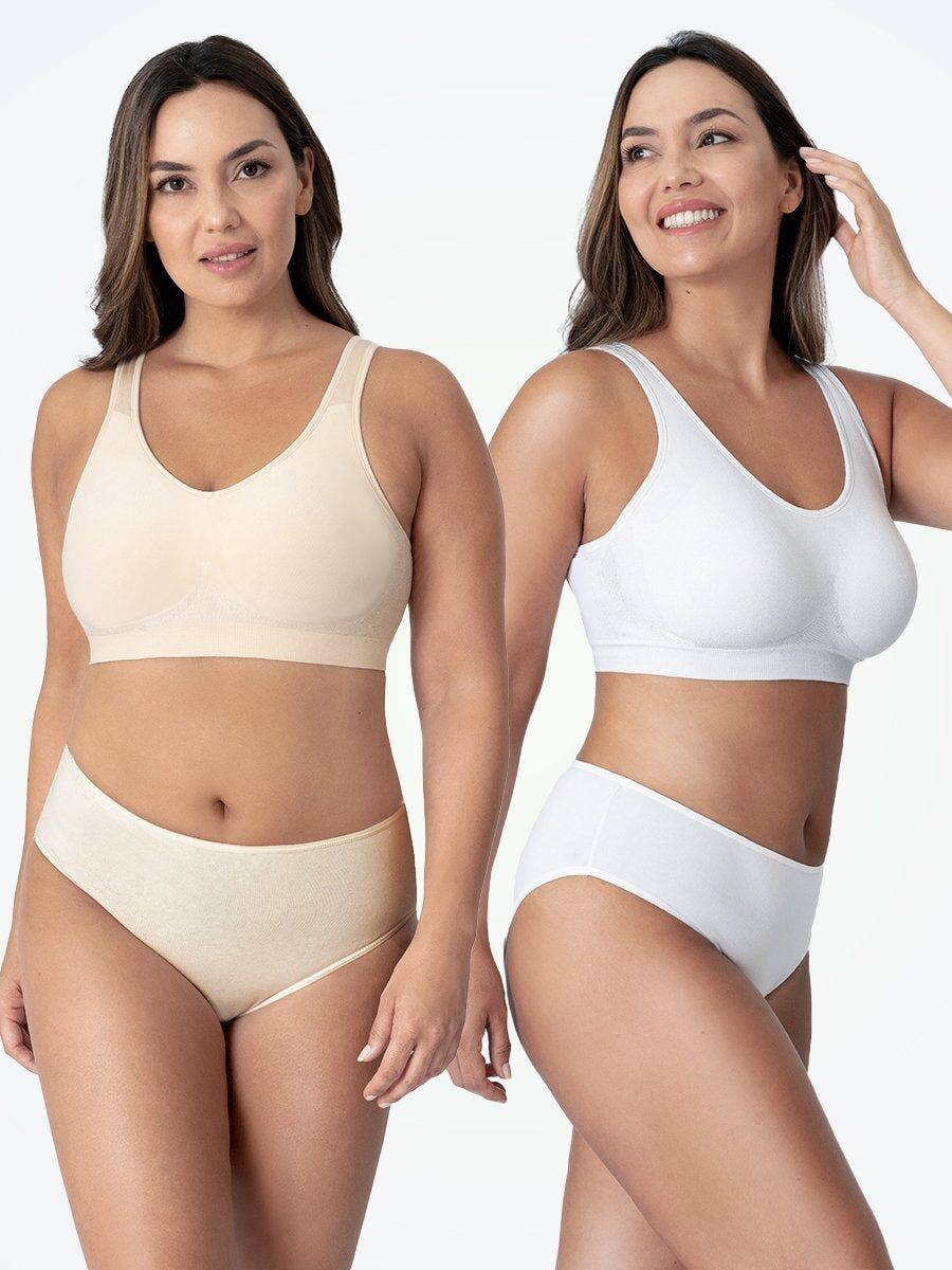 Truekind Soutien-gorge amincissant sans fil Confort quotidien – Image 10