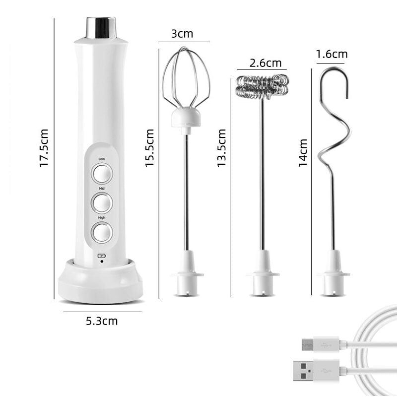 Mousseur à lait électrique 3 en 1 – Image 4