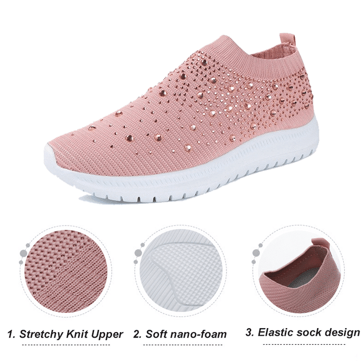 Chaussures de marche orthopédiques respirantes Crystal pour femmes – Image 3