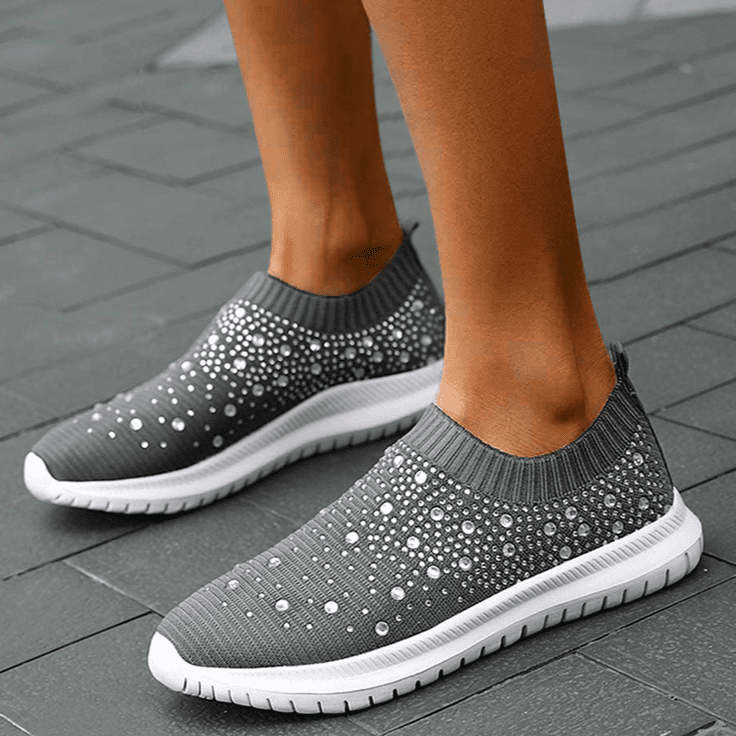 Chaussures de marche orthopédiques respirantes Crystal pour femmes – Image 31