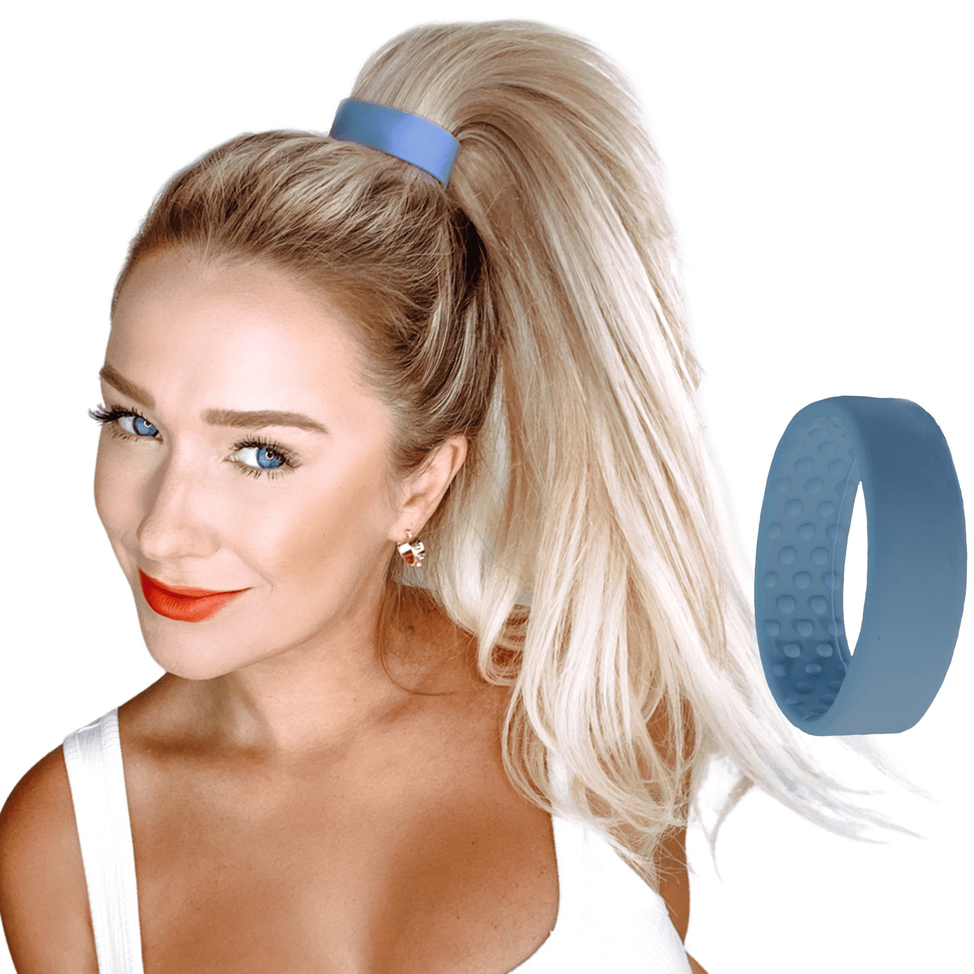 Bandes en silicone, chouchous pliables pour les cheveux des femmes – Image 72