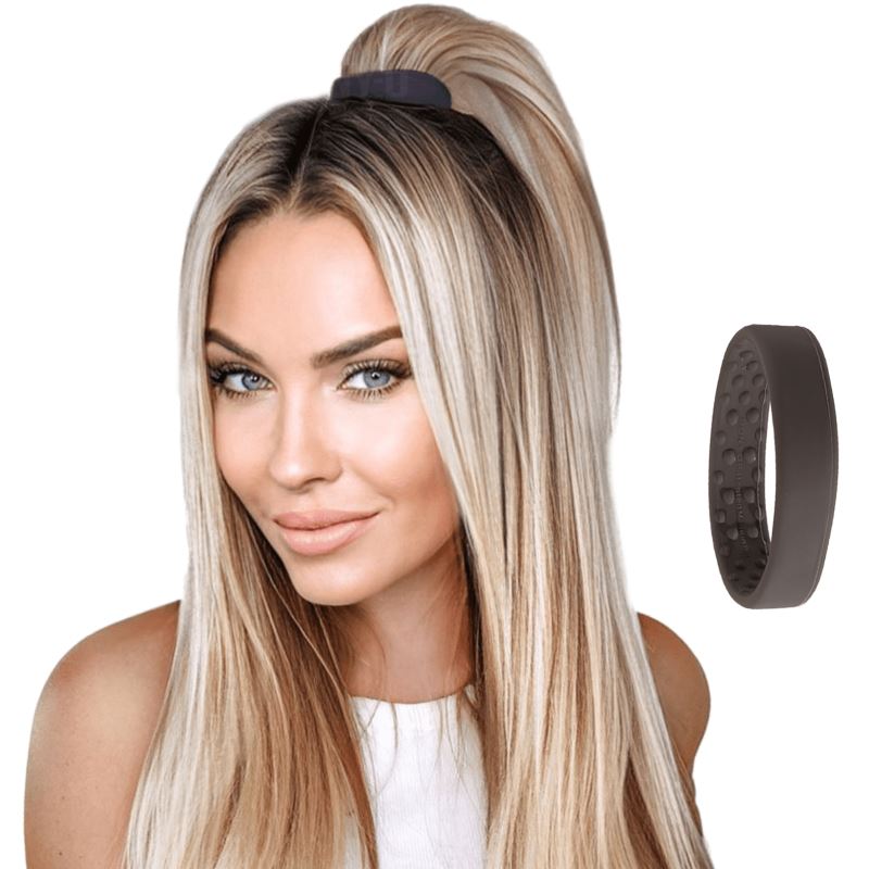 Bandes en silicone, chouchous pliables pour les cheveux des femmes – Image 10