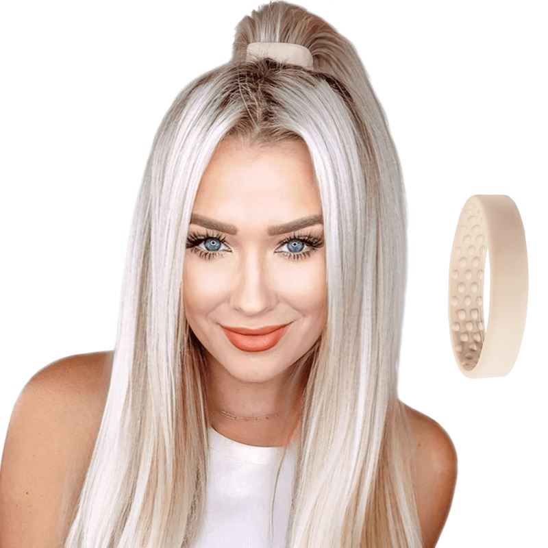 Bandes en silicone, chouchous pliables pour les cheveux des femmes – Image 34