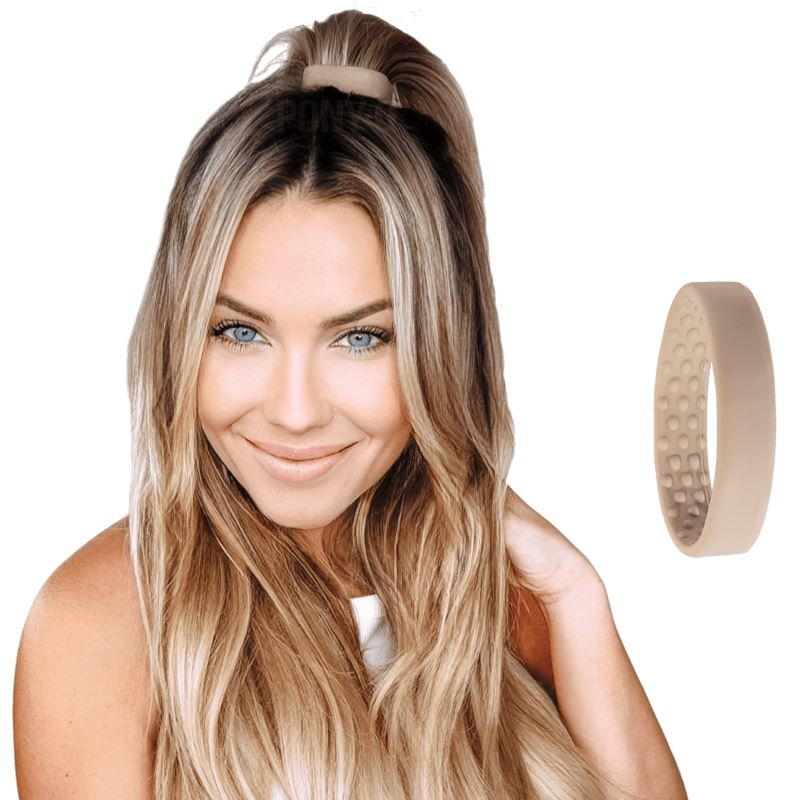 Bandes en silicone, chouchous pliables pour les cheveux des femmes – Image 32