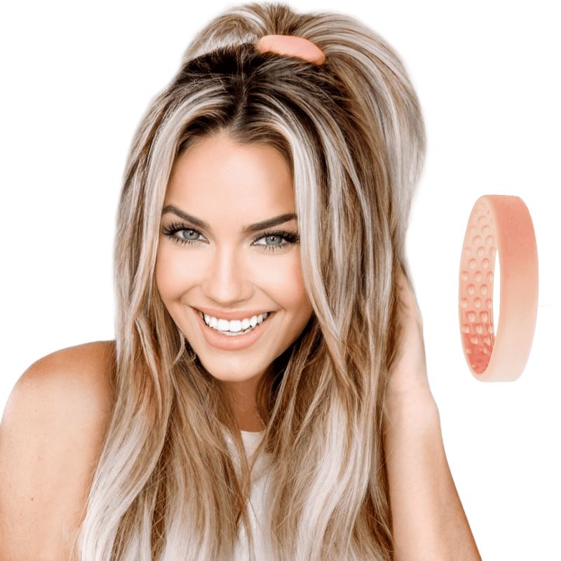 Bandes en silicone, chouchous pliables pour les cheveux des femmes – Image 71