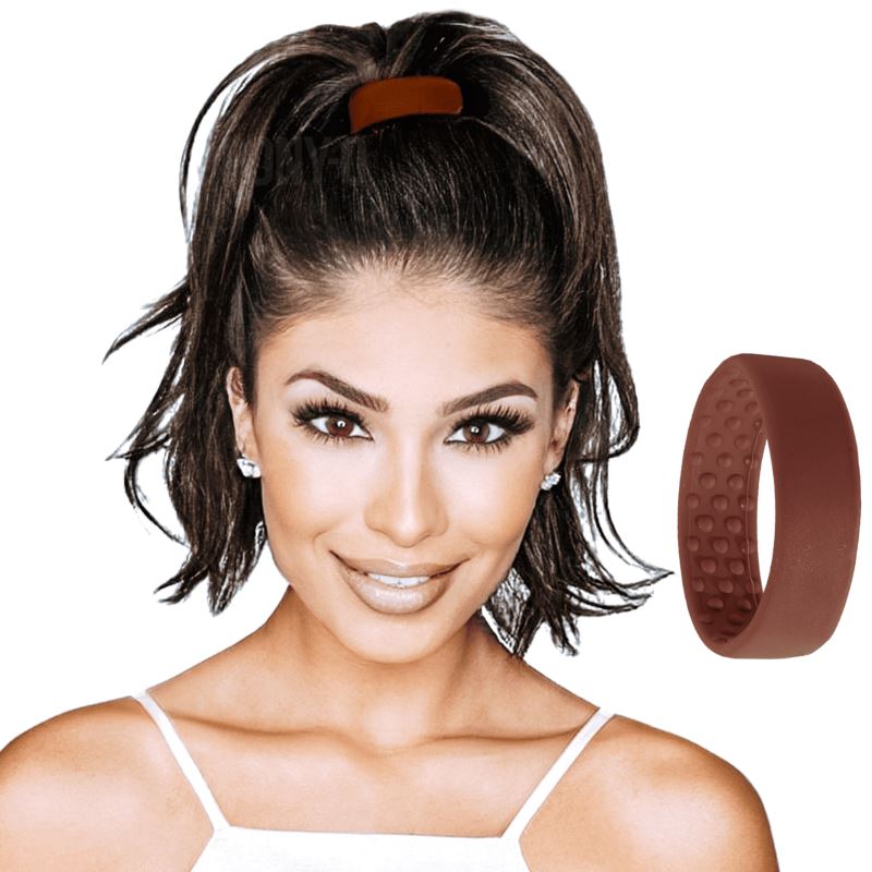 Bandes en silicone, chouchous pliables pour les cheveux des femmes – Image 15