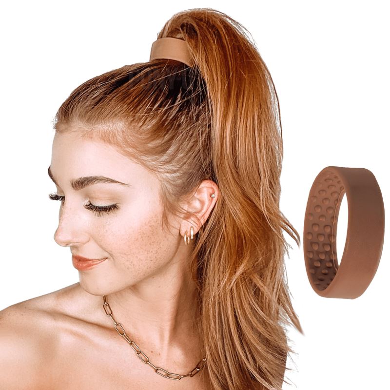 Bandes en silicone, chouchous pliables pour les cheveux des femmes – Image 19
