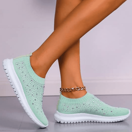 Chaussures de marche orthopédiques respirantes Crystal pour femmes – Image 26