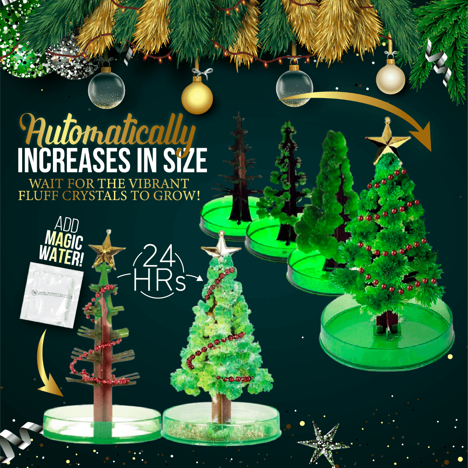 Arbre de Noël à croissance magique – Image 2