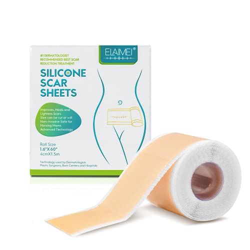 Ruban médical en gel de silicone souple pour l'élimination des cicatrices.