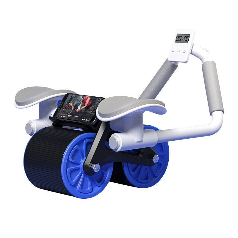 Roue à roulettes Plank Ab pour Core Trainer sur fond plan