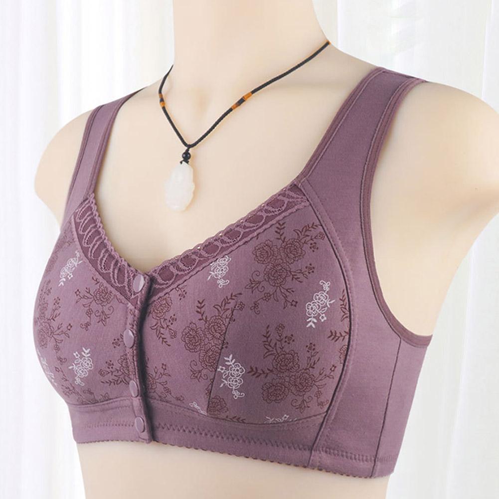 Glamorette - Soutien-gorge en coton à fermeture frontale – Image 4