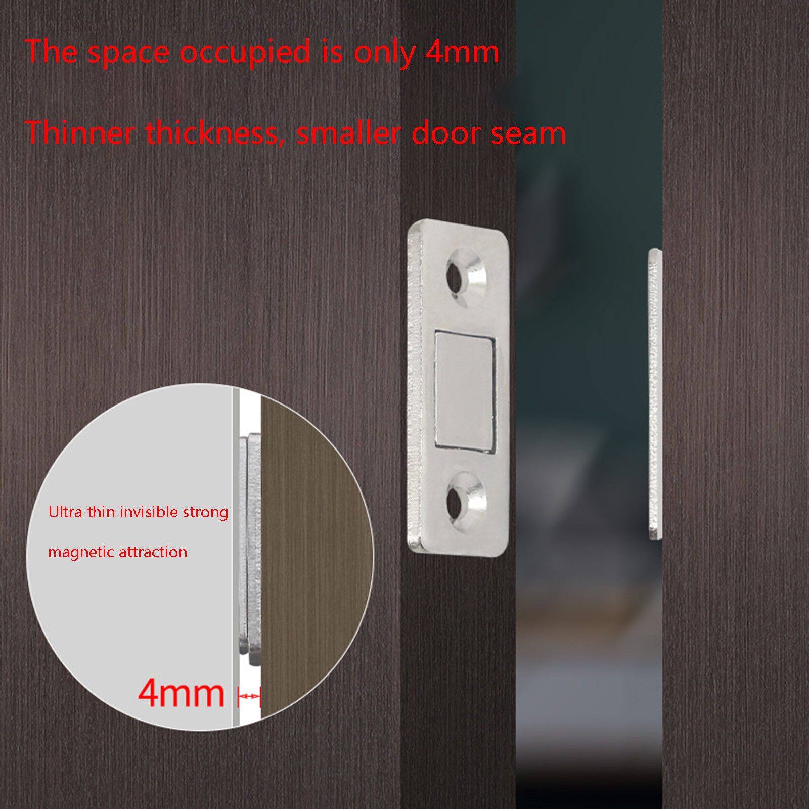 Aimants invisibles ultrafins pour portes armoires, tiroirs et portes – Image 6